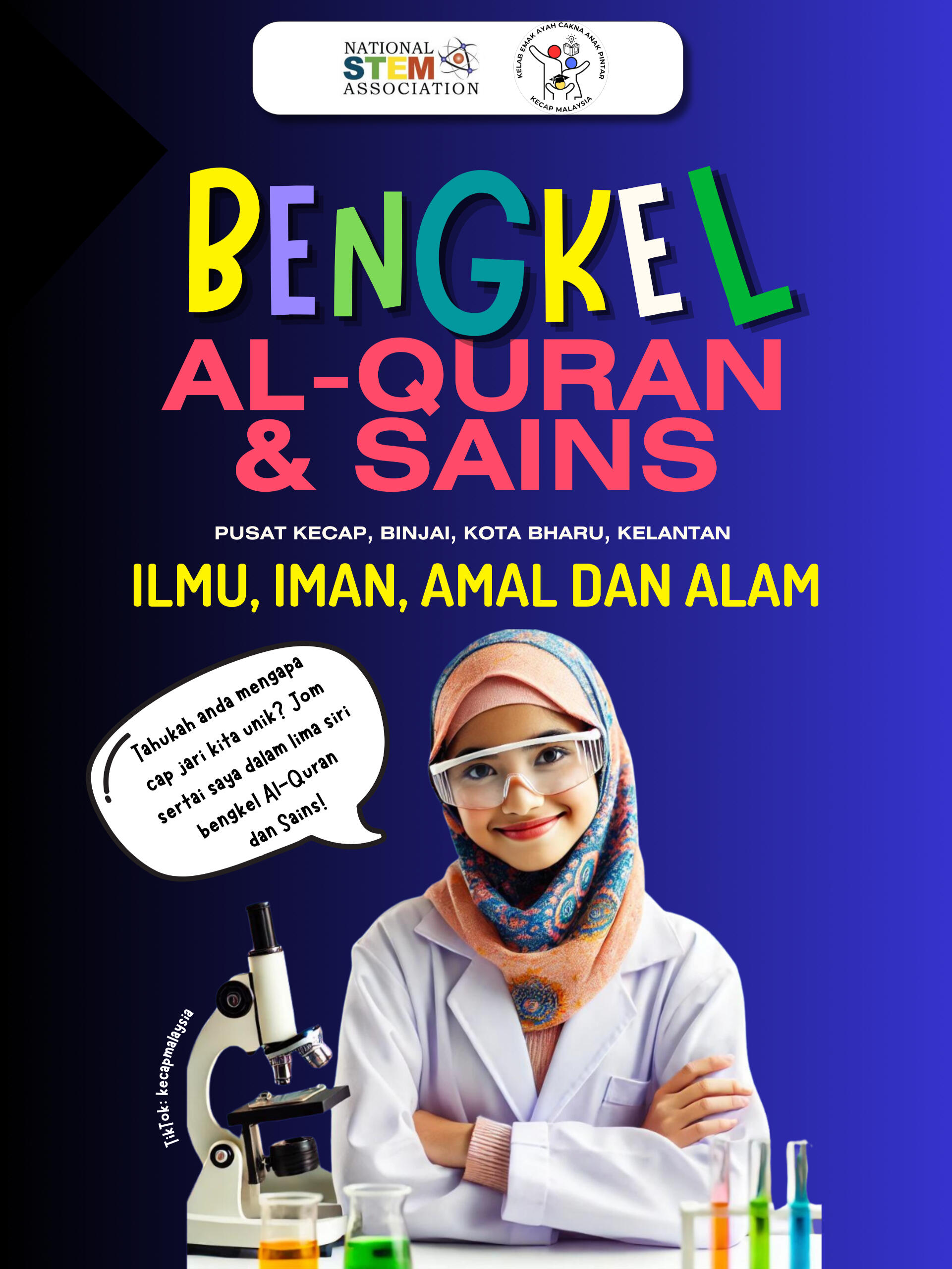 3M STEAM STEM ibubapa Mengapa anak-anak perlukan kumpulan belajar? Al-Quran dan Sains dalam kehidupan kanak-kanak Muslim